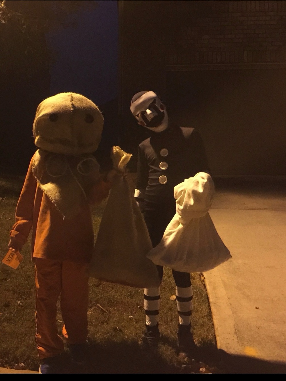 Kids Orange Scarecrow
